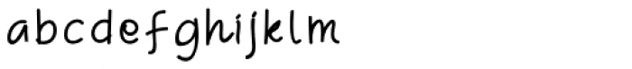 Deeney Handwritten Font LOWERCASE