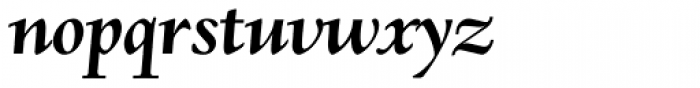 Deepdene BQ Bold Italic Font LOWERCASE