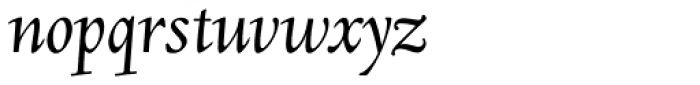Deepdene BQ Italic Font LOWERCASE