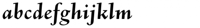Deepdene URW Bold Italic Font LOWERCASE