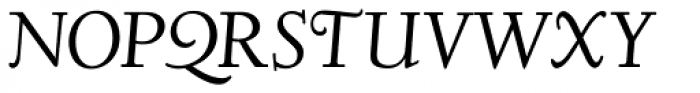 Deepdene URW Italic Font UPPERCASE