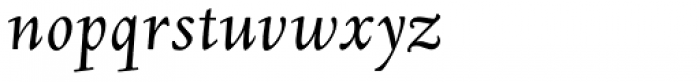 Deepdene URW Italic Font LOWERCASE