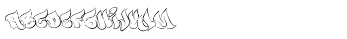 Defase Graffiti Inner outline FONT