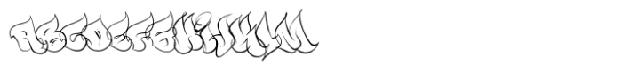 Defase Graffiti Outline FONT