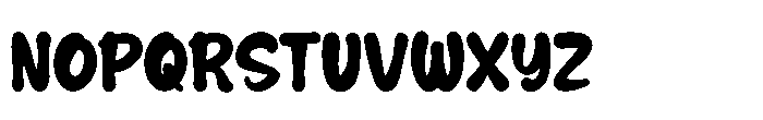 Defiled Doomed Font LOWERCASE