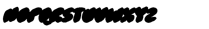 Defkins Boldy Regular Font UPPERCASE