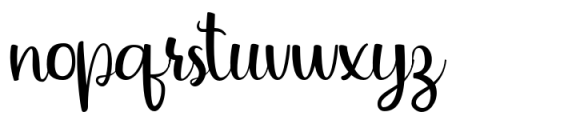Deflexure Font LOWERCASE