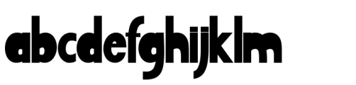 Deflower Font LOWERCASE