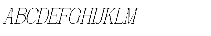 Deforta Italic Font UPPERCASE