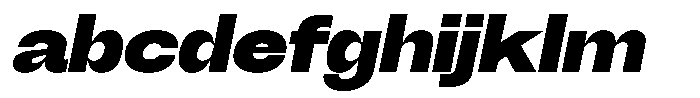 Degitan Black Italic Semi Expanded FONT