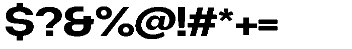 Degitan Bold Expanded Font OTHER CHARS