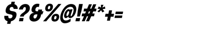 Degitan Bold Italic Condensed Font OTHER CHARS