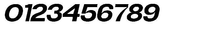 Degitan Bold Italic Semi Expanded Font OTHER CHARS