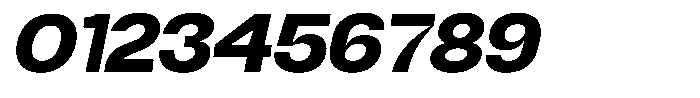 Degitan Extra Bold Italic Semi Expanded Font OTHER CHARS