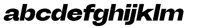 Degitan Extra Bold Italic Semi Expanded FONT