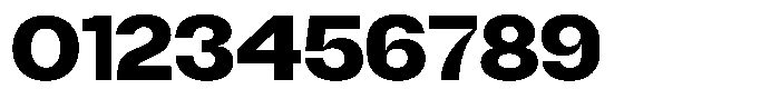 Degitan Extra Bold Semi Expanded Font OTHER CHARS