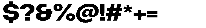 Degitan Extra Bold Semi Expanded Font OTHER CHARS