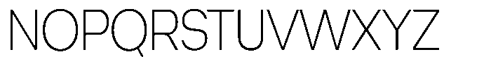 Degitan Extra Light Condensed Font UPPERCASE