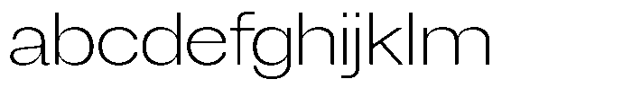 Degitan Extra Light Semi Expanded FONT