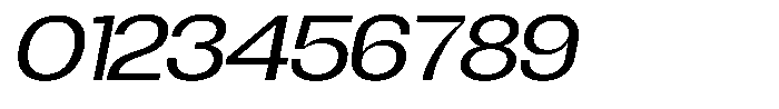 Degitan Italic Expanded Font OTHER CHARS