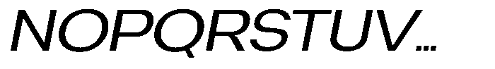 Degitan Italic Expanded Font UPPERCASE