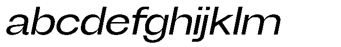 Degitan Italic Semi Expanded FONT