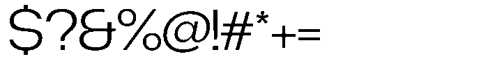 Degitan Light Semi Expanded Font OTHER CHARS