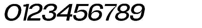 Degitan Medium Italic Semi Expanded Font OTHER CHARS