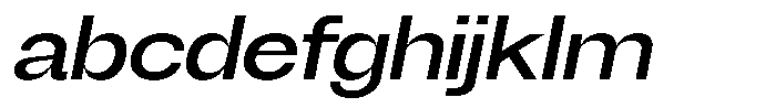 Degitan Medium Italic Semi Expanded FONT