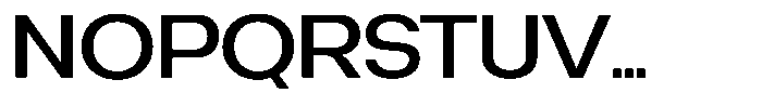 Degitan Medium Semi Expanded Font UPPERCASE