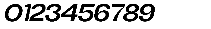 Degitan Semi Bold Italic Semi Expanded Font OTHER CHARS