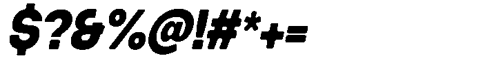 Degitan Soft Black Condensed Italic Font OTHER CHARS
