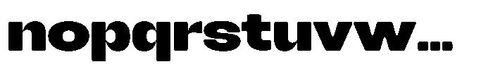 Degitan Soft Black Expanded Font LOWERCASE