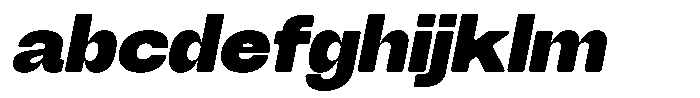 Degitan Soft Black Semi Condensed Italic FONT