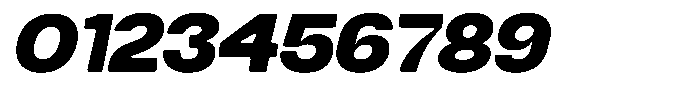 Degitan Soft Black Semi Expanded Italic Font OTHER CHARS