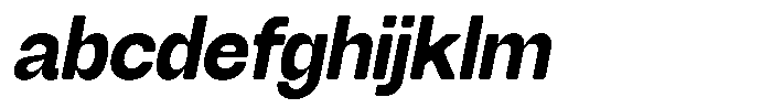 Degitan Soft Bold Condensed Italic FONT