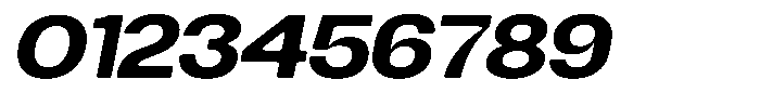 Degitan Soft Bold Expanded Italic Font OTHER CHARS