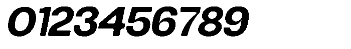 Degitan Soft Bold Semi Condensed Italic Font OTHER CHARS