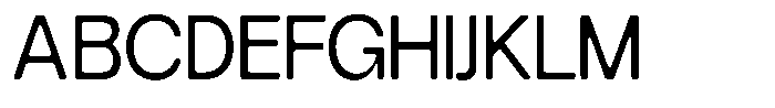 Degitan Soft Condensed Font UPPERCASE