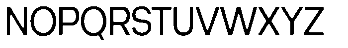 Degitan Soft Condensed Font UPPERCASE
