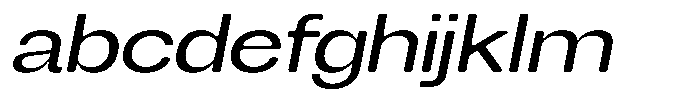 Degitan Soft Expanded Italic FONT