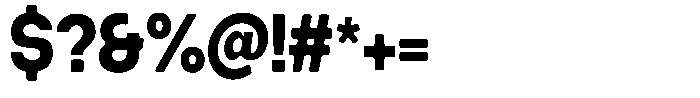 Degitan Soft Extra Bold Condensed Font OTHER CHARS