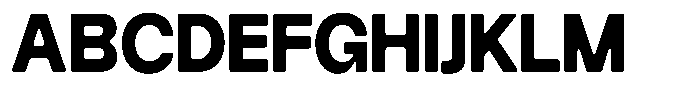 Degitan Soft Extra Bold Condensed Font UPPERCASE
