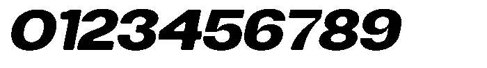 Degitan Soft Extra Bold Expanded Italic Font OTHER CHARS