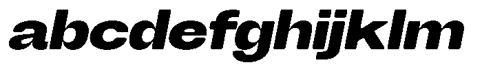 Degitan Soft Extra Bold Expanded Italic FONT