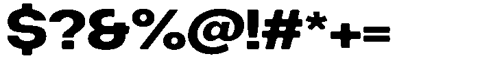 Degitan Soft Extra Bold Expanded Font OTHER CHARS