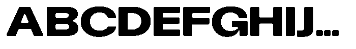 Degitan Soft Extra Bold Expanded Font UPPERCASE