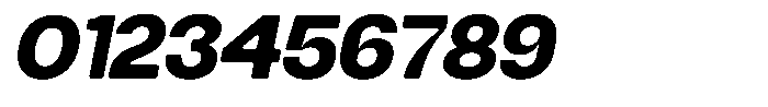 Degitan Soft Extra Bold Semi Condensed Italic Font OTHER CHARS