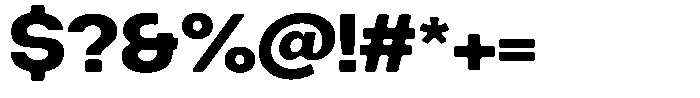 Degitan Soft Extra Bold Semi Expanded Font OTHER CHARS