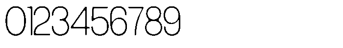 Degitan Soft Extra Light Condensed Font OTHER CHARS